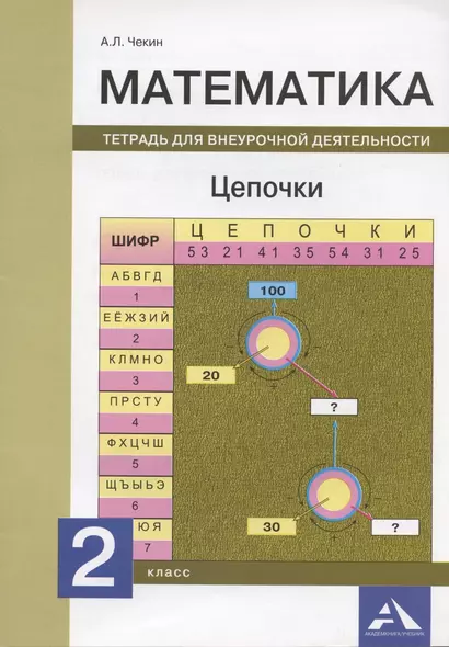 Математика. 2 класс. Цепочки. Тетрадь для внеурочной деятельности - фото 1