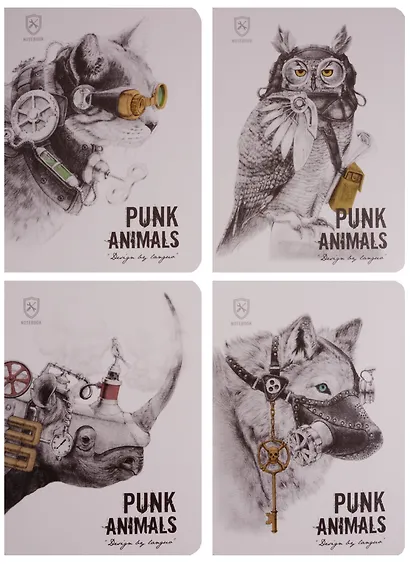 Записная книжка «Punk animals», 24 листа, А6 - фото 6