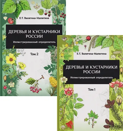 Деревья и кустарники России: Иллюстрированный определитель. В двух томах - фото 1