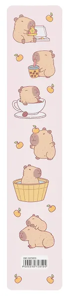 Закладка для книг пластиковая "Капибара на отдыхе" - фото 1