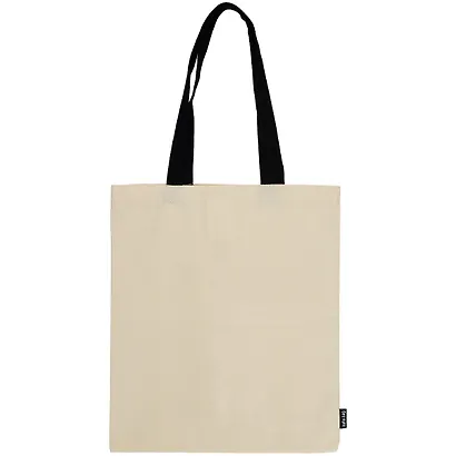 Сумка-шоппер QR-код бежевая, текстиль 40см.*32см. - фото 2