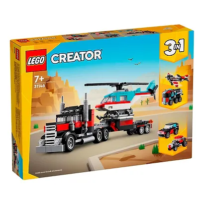 LEGO Creator 3in1: Бортовой грузовик с вертолётом, 270 деталей (31146) - фото 6