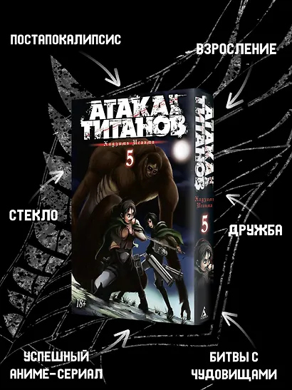Атака титанов. Книга 5 (Том 9, 10) (Attack on Titan / Атака на титанов / Shingeki no Kyojin). Манга - фото 4