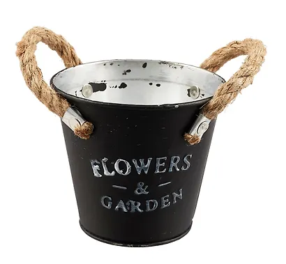 Декоративное изделие из жести ведро (ассорти) - фото 5