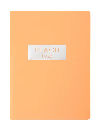 Тетрадь 48л кл. "Peach Fuzz" мел.картон, печ.пантон, ламинация soft touch - фото 1
