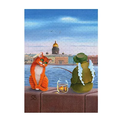 Деревянный пазл «Ангельское терпение», Collaba puzzle - фото 2