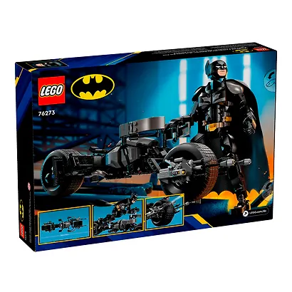 LEGO Batman: Сборная фигурка Бэтмен и Бэтцикл, 713 деталей (76273) - фото 4