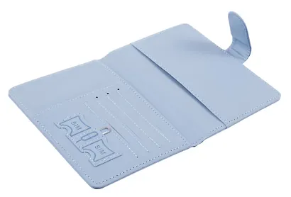 Travel Обложка для паспорта и карточек, голубая - фото 5