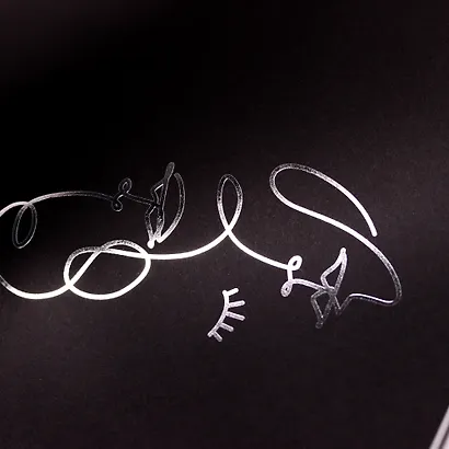 Скетчбук 195*195 20л "Портреты" акварельн., с перф., 200г/м2, обл картон, тисн. фольг., спираль - фото 2