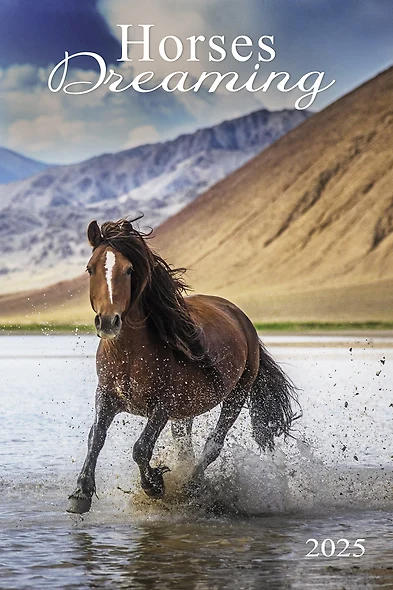 Календарь 2025г 370*560 "Horses Dreaming (Сны о лошадях)" настенный, на спирали - фото 1