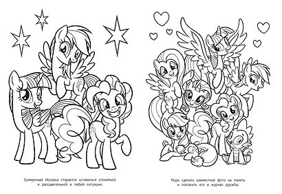 Раскраска-люкс № РЛ 1905 "Мой маленький пони" - фото 7
