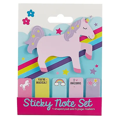 Набор самоклеящихся закладок «Единорог» - фото 1