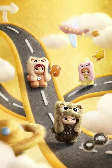 Коллекционные брелоки-сюрприз Wakuku, Девочка в шапке 7см, 12-LetV-13, Letsvan, Blind Box - фото 3