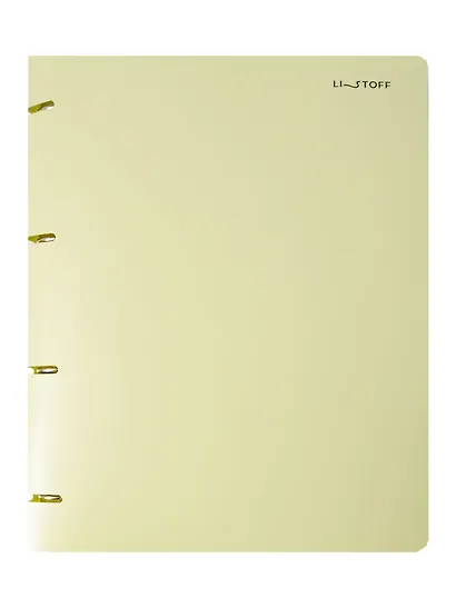 Тетрадь А4 80л кл. "Foliage" на кольцах, смен.блок, пласт.обл. - фото 1