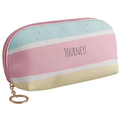 Косметичка Цветные полоски Journey(PU)(11х23)(ПВХ бокс) - фото 1