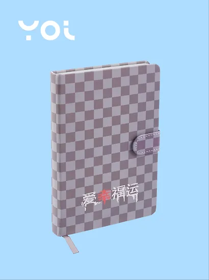 Книга для записей А5 112л "Гранж", с магнитной застежкой,Yoi - фото 2