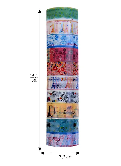 Клейкая лента, 15 см х 2 м, 10 шт(1-4) - фото 2