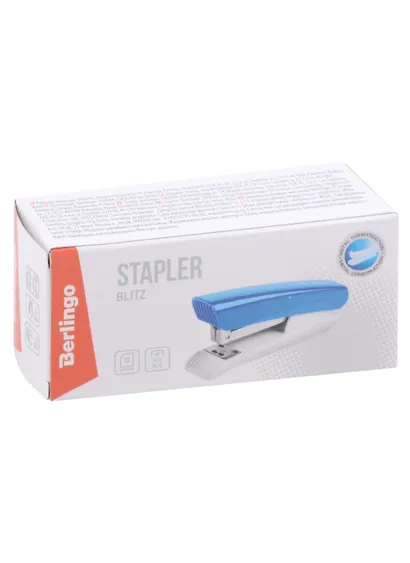 Степлер №10 10л "Blitz", пластик, черный - фото 3