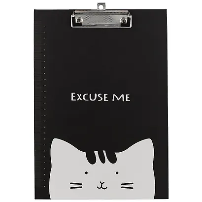 Планшет «Excuse me», А4, ламинированный картон, с подвесом, в индивидуальной упаковке, в ассортименте - фото 3