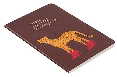 Записная книжка «Леопард. Create your wild masterpiece» А6, 32 листа в клетку, сшивка, Yoi - фото 5
