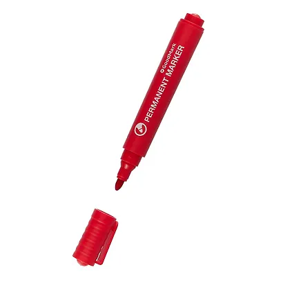 Маркер перманентный GoodMark, красный 2,5 мм - фото 2