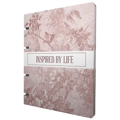 Тетрадь 120 листов, клетка, "Floreale. Cedar Rose" на кольцах - фото 7