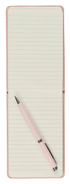 Блокнот А6- 100л лин. "Joy Book. Сахарная вата" 7БЦ, иск.кожа, тонир.блок, скругл.углы, горизонт.резинка, карман - фото 3