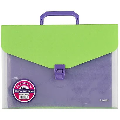 Портфель пластиковый "Two colors", А4, 12 отделений - фото 3