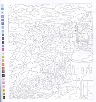 Картины по номерам. Раскраска "Вокруг мира". 15 картин - фото 5