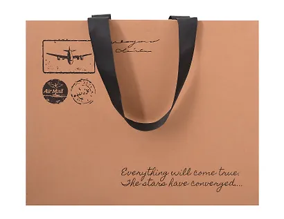 Пакет А4 28*35*11 "Марки" крафт, горизонт., нейтр. - фото 3