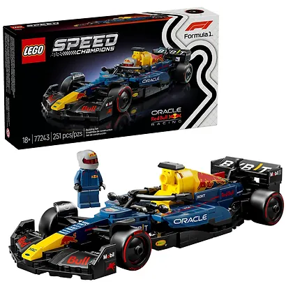 77243 Конструктор LEGO Speed Champions Гоночный автомобиль Формула-1 Oracle Red Bull Racing RB20, 251 деталей, возраст 18+ - фото 1