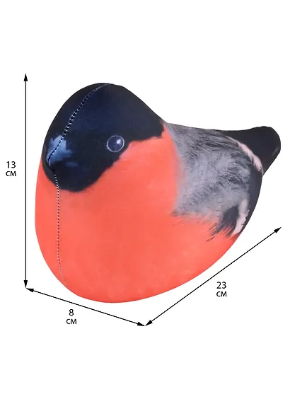 Подушка декоративная антистресс Снегирь (АН2023-2) (23х13) - фото 2