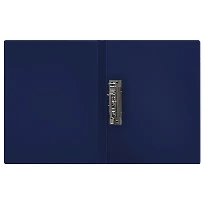 Папка с бок.прижимом А4 "Герб", пластик 17мм, синяя - фото 8