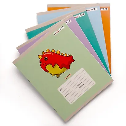 Тетрадь в клетку Listoff, "Монстрики", 12 листов, в ассортименте - фото 4