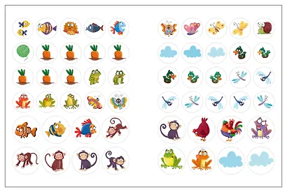 Наклейки для малышей. Один-много (56 наклеек) - фото 3