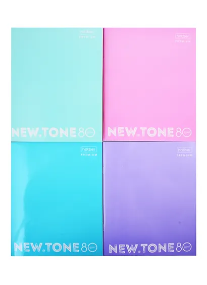 Тетрадь в клетку Hatber, NEWtone Pastel, 80 листов, в ассортименте - фото 4