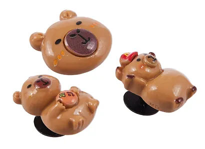 Джибитсы Капибары (3шт) (ПВХ) (12-18031-202506-GB27) - фото 3