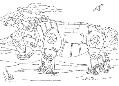 МАКСИ-РАСКРАСКА. СУПЕРРОБОТЫ - фото 2