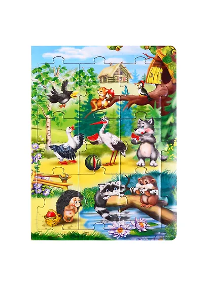 Азбука в картинках. Книжка-пазл - фото 3