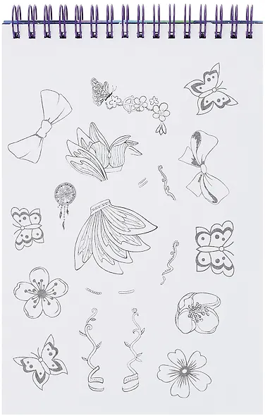 Блокнот для творчества с наклейками и переводными тату "Neo Stars. Терра" А5 - фото 7