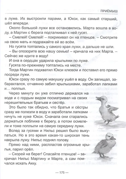 ШКОЛЬНАЯ БИБЛИОТЕКА. ЧУДЕСНОЕ ПУТЕШЕСТВИЕ НИЛЬСА С ДИКИМИ ГУСЯМИ (С.Лагерлёф) 224с. - фото 4
