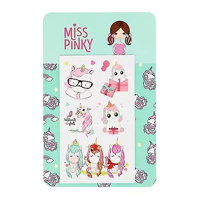 Татуировки переводные `MISS PINKY` `BASIC` 9,5x5,7 (181186) - фото 1