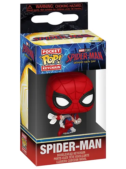 Брелок Funko Pocket POP! Marvel Spider-Man Brand New Day Spider-Man 83962 - фото 2
