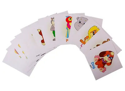 Животные (учим английский). Развивающие карточки - фото 2