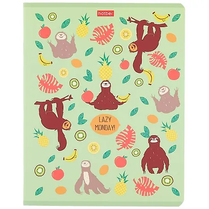 Тетрадь в клетку Hatber, "Ленивцы", 48 листов, в ассортименте - фото 6