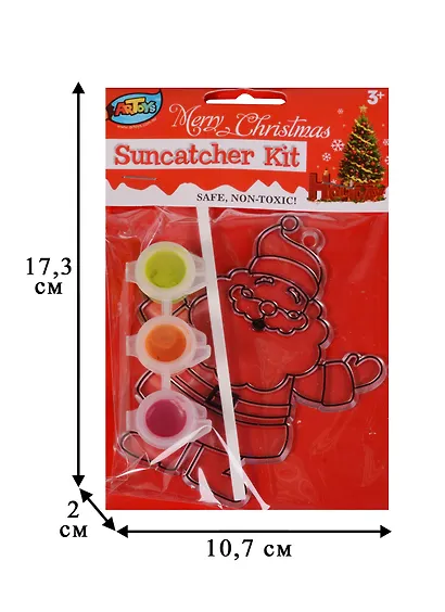 Витраж НГ, 3 краски, стек Art Toys Санта - фото 2