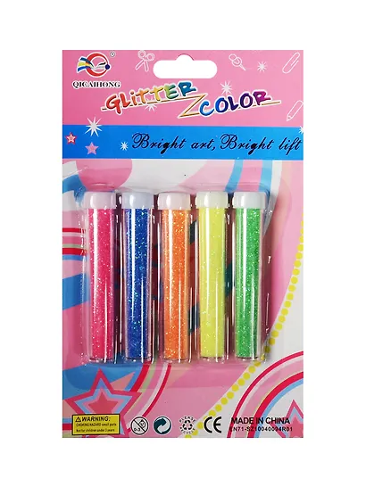 Набор декоративных блесток, цвет неон, 5шт/6шт в блистере - фото 1