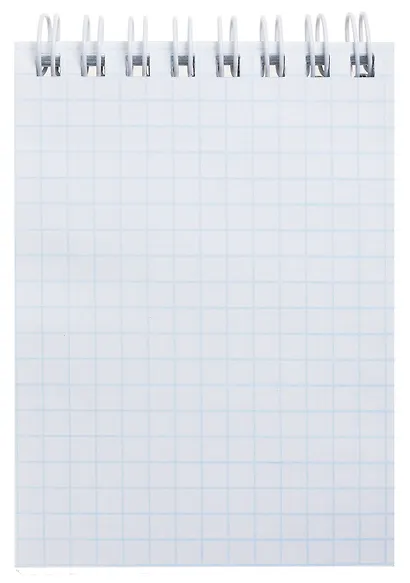 Блокнот А7, 80 листов в клетку "Velvet" черный, спираль - фото 3