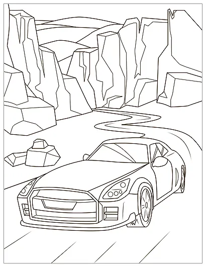 Раскраски с наклейками. Машины - фото 8