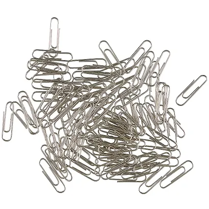 Скрепки никелированные круглые GoodMark, 25 мм, 100 штук - фото 3